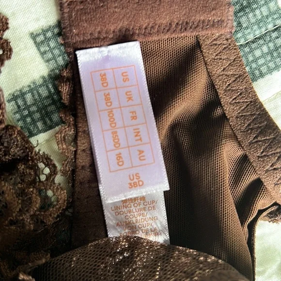 Savage X Fenty Lace Bra - Cocoa - Picture 3 of 3